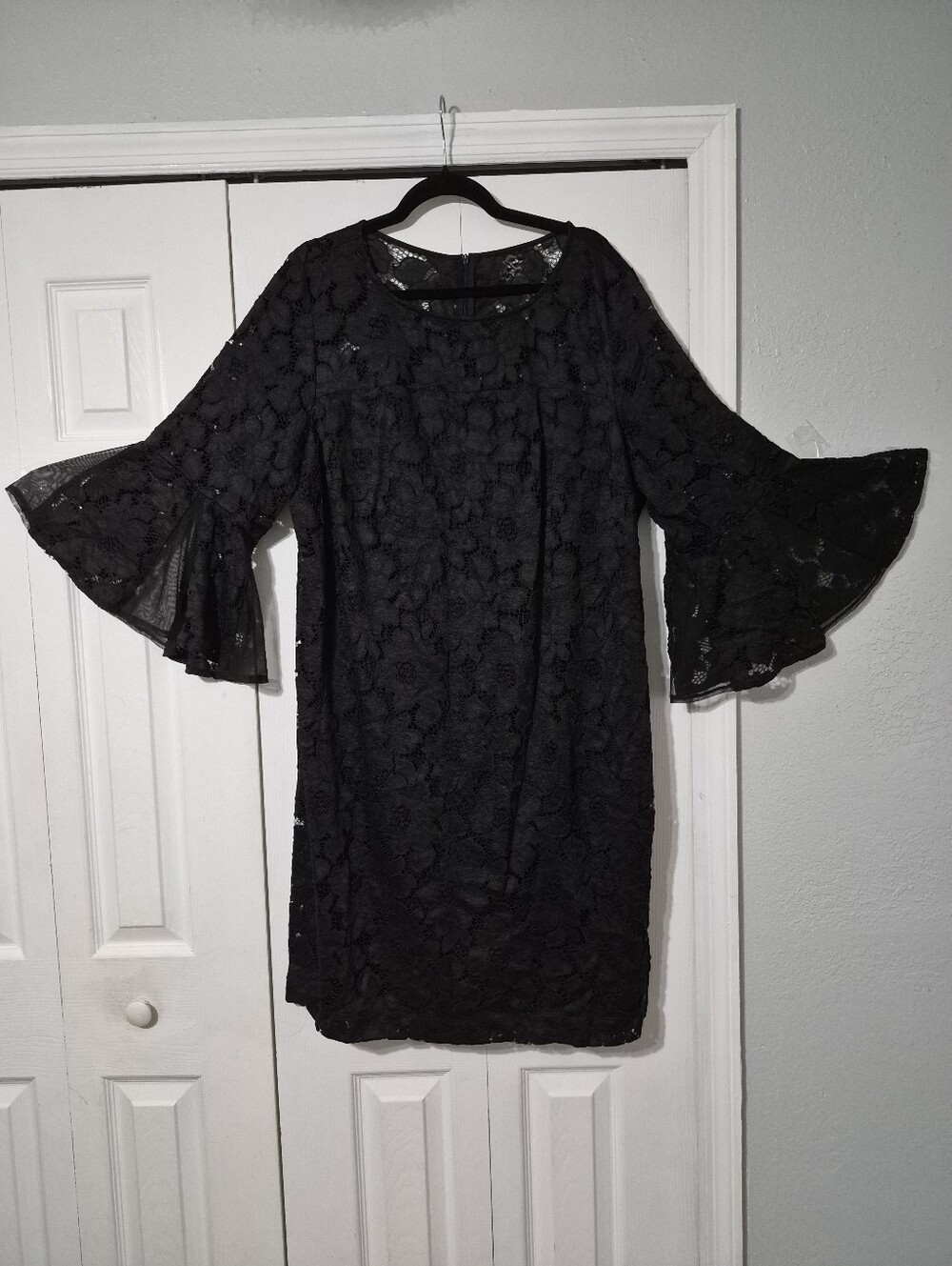 Witchy Gothic Romance Black Lace Dress